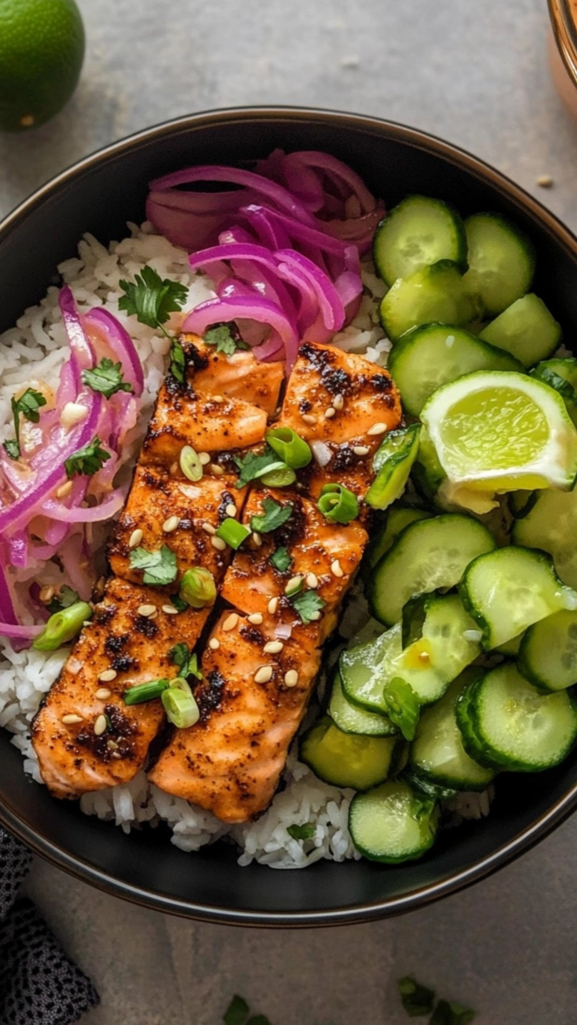 Salmon Rice Bowl: A Flavorful and Balanced Meal - Susan Recipes